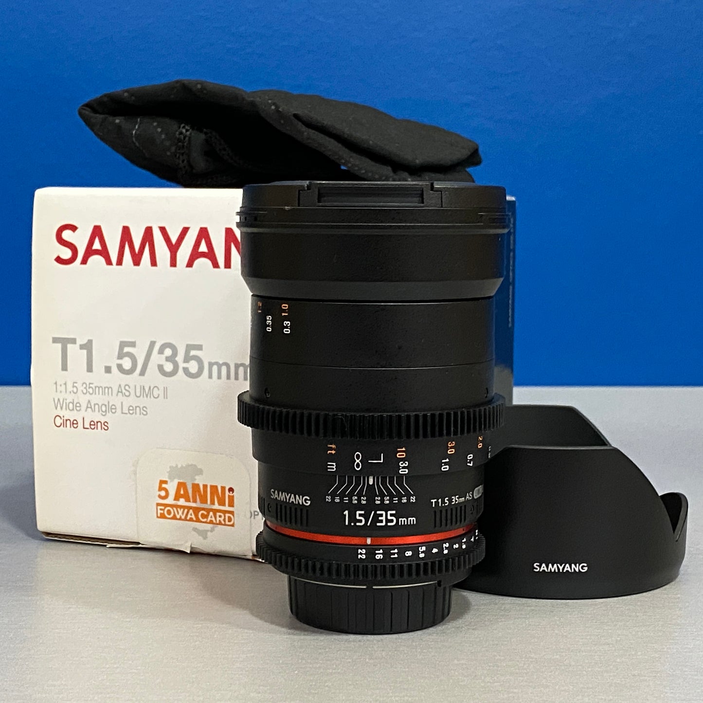 Samyang 35mm T1.5 AS UMC II Cine VDSLR (NOVA)