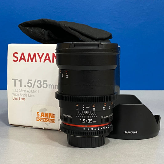 Samyang 35mm T1.5 AS UMC II Cine VDSLR (NOVA)