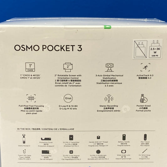 DJI Osmo Pocket 3 Creator Combo (NOVO)