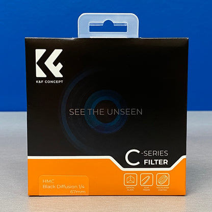 K&F Concept Black Diffusion 1/4 Slim 67mm (Filtro Black Mist) - NOVO