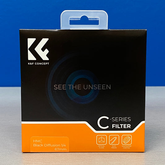 K&F Concept Black Diffusion 1/4 Slim 67mm (Filtro Black Mist) - NOVO