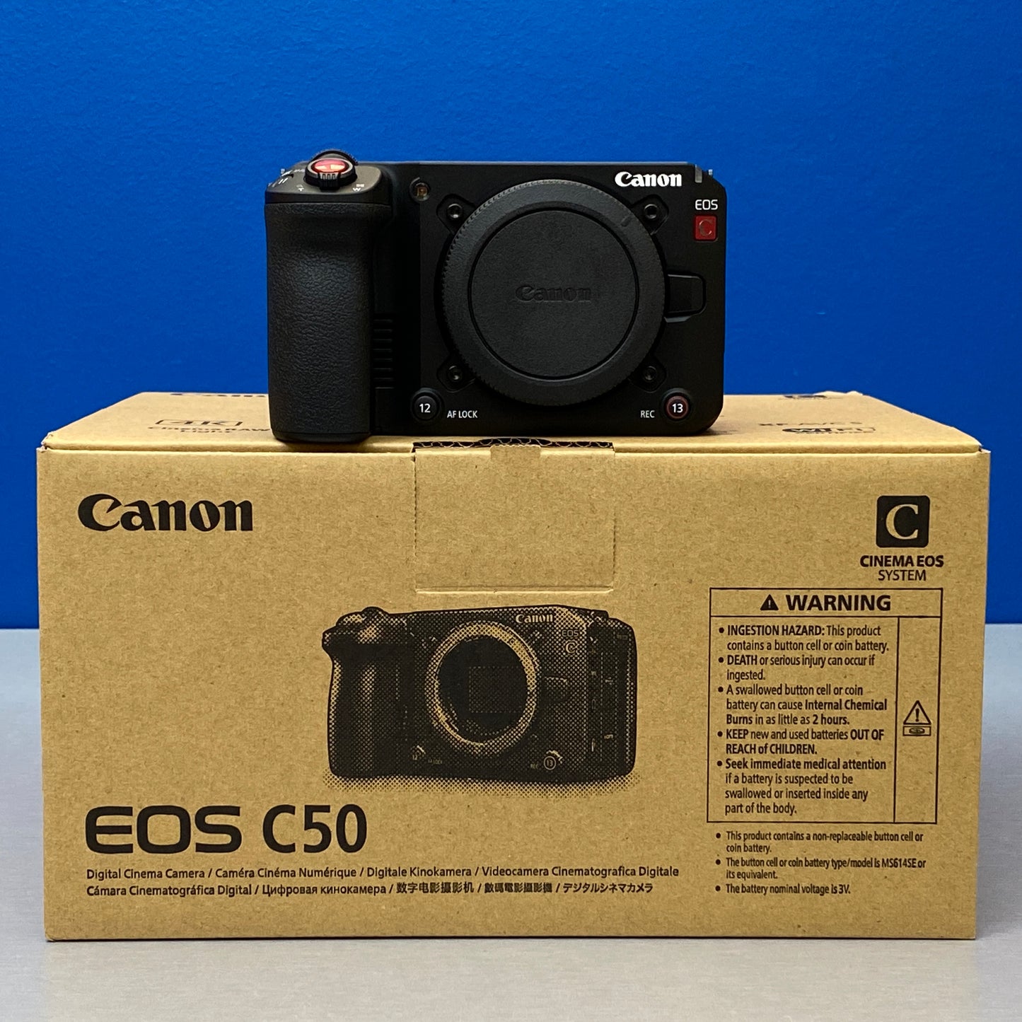 Canon EOS C50 (Corpo) - 34.2MP | 7K 3:2 Open Gate | NOVA