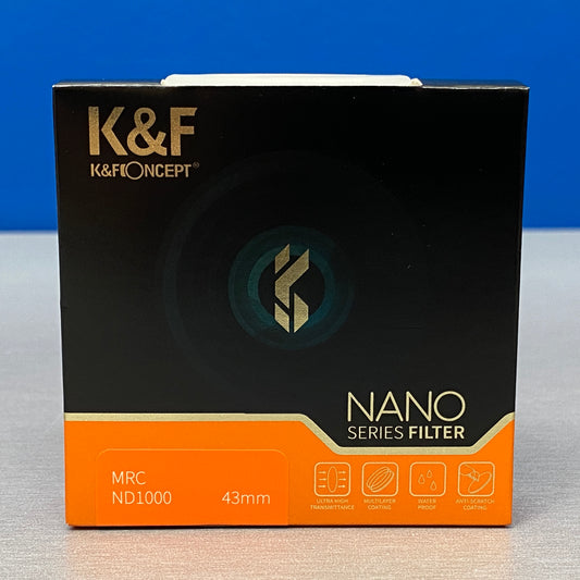 K&F Concept ND8-1000 Slim 43mm | Filtro ND Variável | NOVO