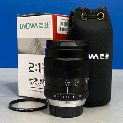 Laowa V-DX 60mm f/2.8 2x Ultra-Macro