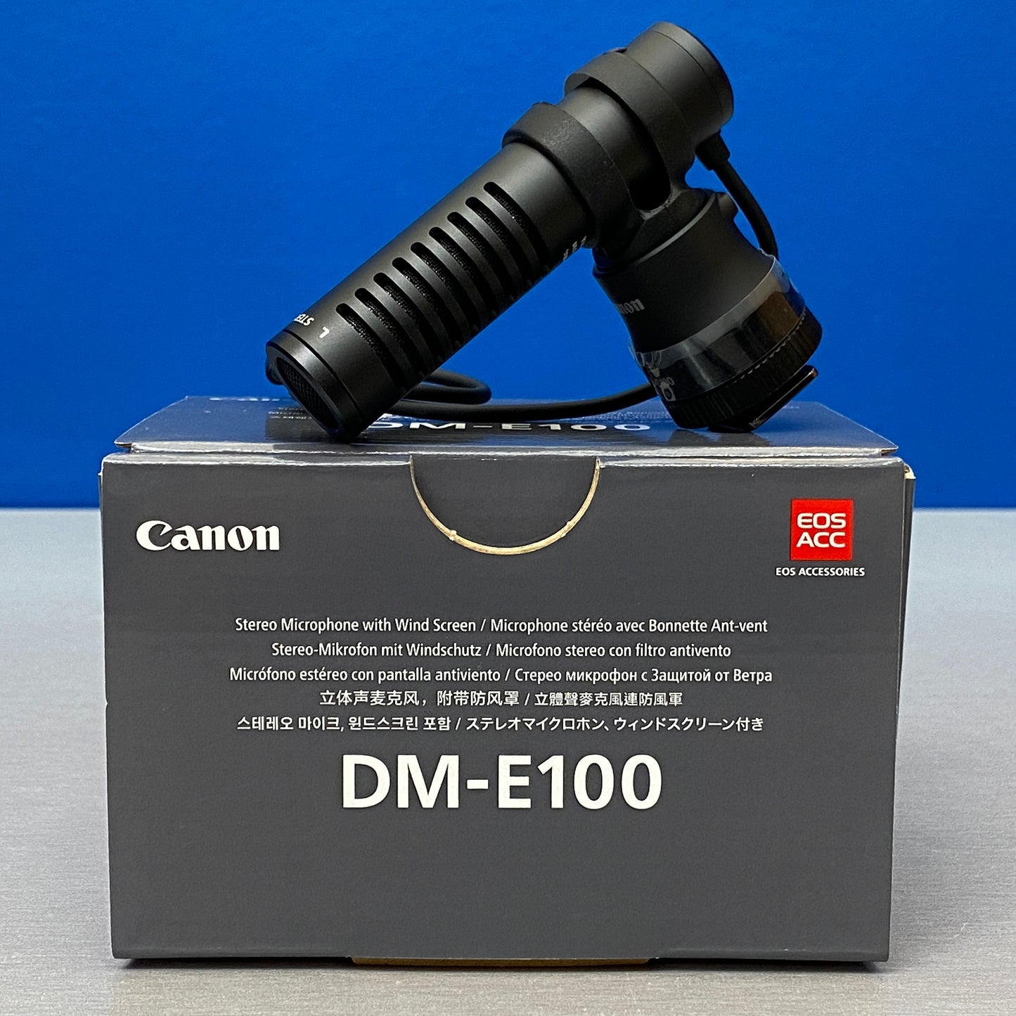 Microfone Canon DM-E100 | Stereo | NOVO