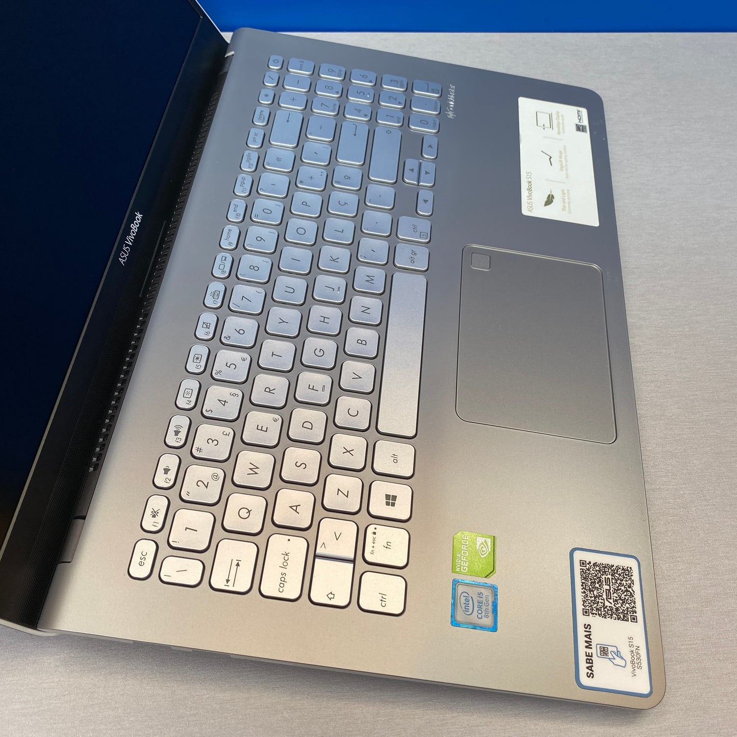 ASUS VivoBook S15 | S530FN | 15.6" FHD | i5-8265U | 8GB | 512GB SSD | GeForce MX150 2GB