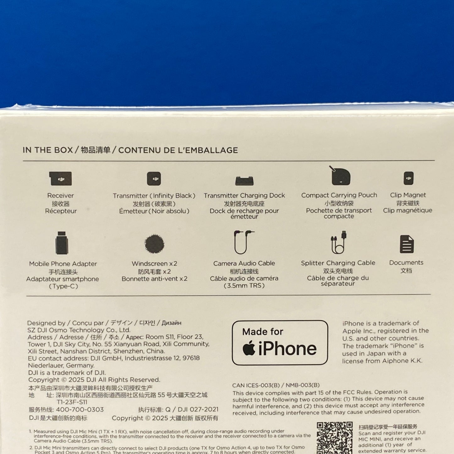 DJI Mic Mini (1 TX + 1 RX) - NOVO