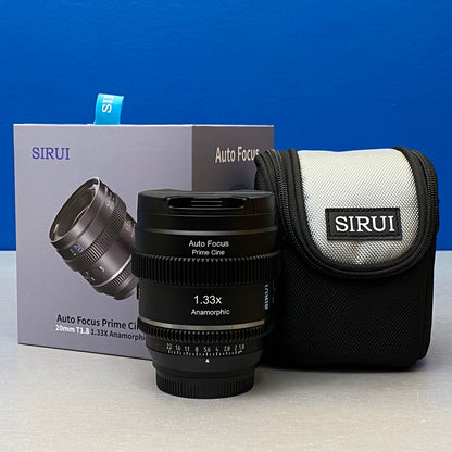 SIRUI 20mm T1.8 1.33x S35 AF Anamorphic | Neutral Flare | Sony E-Mount