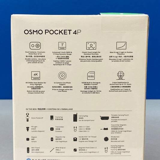 DJI Osmo Pocket 4P | Vlog Combo | NOVO