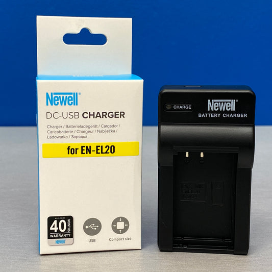 Carregador Newell | Baterias Nikon EN-EL20/ EN-EL20a/ EN-EL22/ EN-EL24 | NOVO