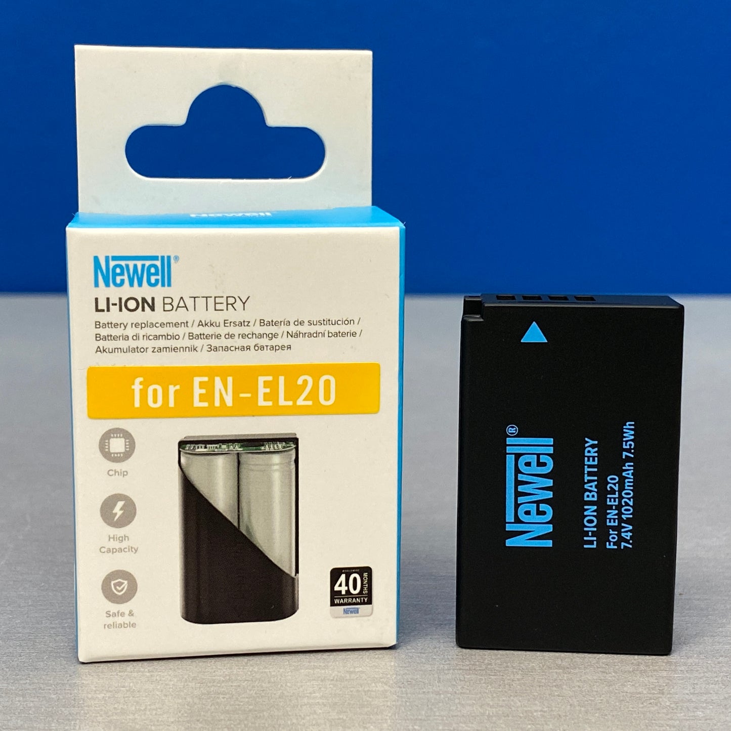 Bateria Newell | Nikon EN-EL20 (Nikon 1 J1, J2, J3, S1, P1000, P1100) - NOVA