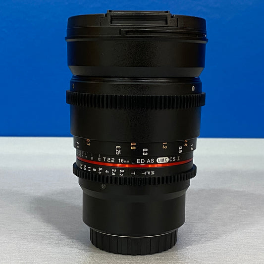 Samyang 16mm T2.2 ED AS UMC CS II VDSLR