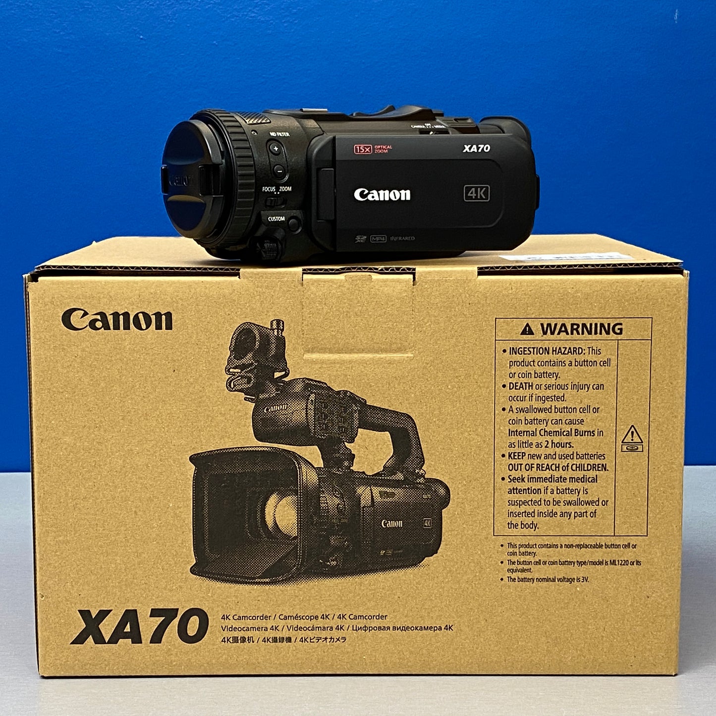 Canon XA70 | 4K | 15x Optical Zoom | NOVA