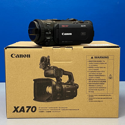 Canon XA70 | 4K | 15x Optical Zoom | NOVA