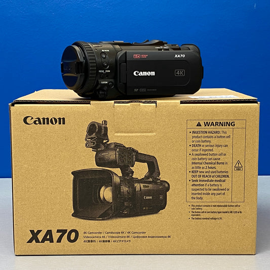 Canon XA70 | 4K | 15x Optical Zoom | NOVA