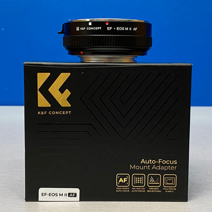 Adaptador de AF | K&F Concept EF-EOS M II AF (Canon EF - EOS M)