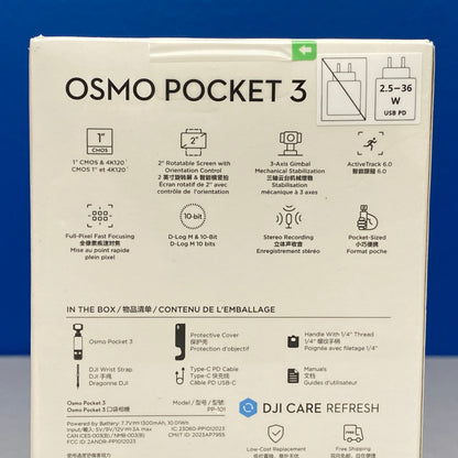DJI Osmo Pocket 3 | NOVO