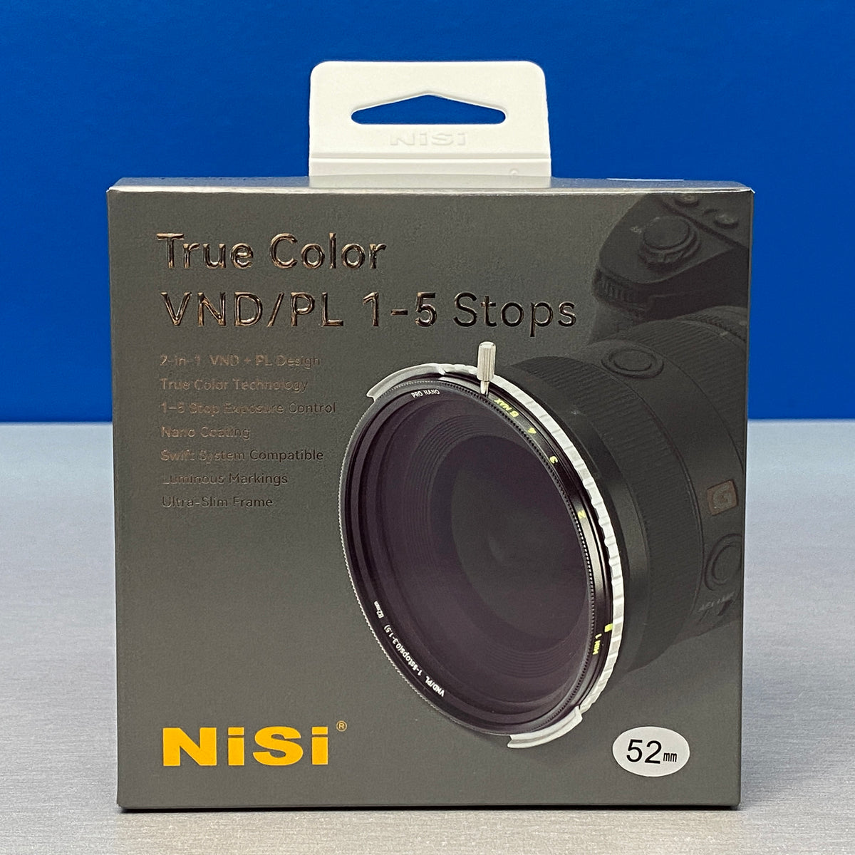 NiSi ND-Vario True Color VND/PL 1-5 Stops - 52mm (ND Variável + CPL) - NOVO