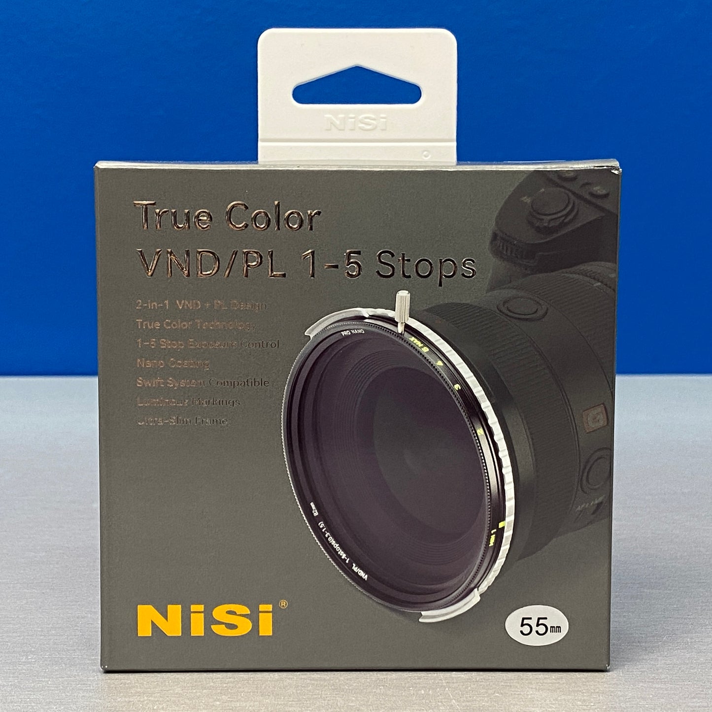 NiSi ND-Vario True Color VND/PL 1-5 Stops - 55mm (ND Variável + CPL) - NOVO