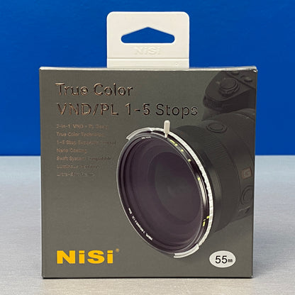 NiSi ND-Vario True Color VND/PL 1-5 Stops - 55mm (ND Variável + CPL) - NOVO