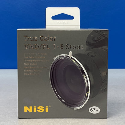 NiSi ND-Vario True Color VND/PL 1-5 Stops - 67mm (ND Variável + CPL) - NOVO