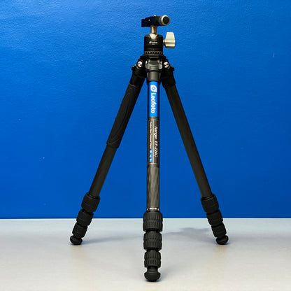 Tripé de Carbono Leofoto Ranger EF-224C + LH-25 (910g)