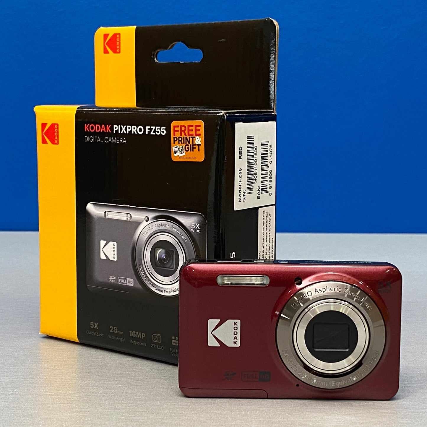 Kodak PixPro FZ55 | 16MP | Red | NOVA