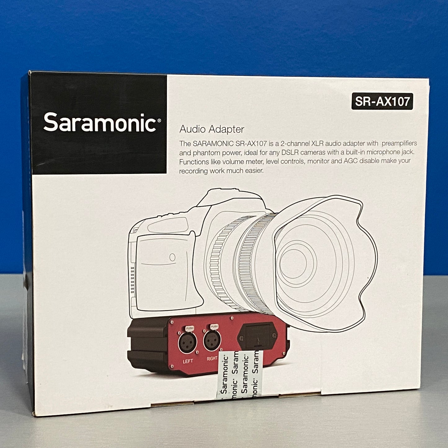 Saramonic SR-AX107 (2-Channel Preamp XLR Audio Adapter) - NOVO