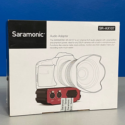 Saramonic SR-AX107 (2-Channel Preamp XLR Audio Adapter) - NOVO