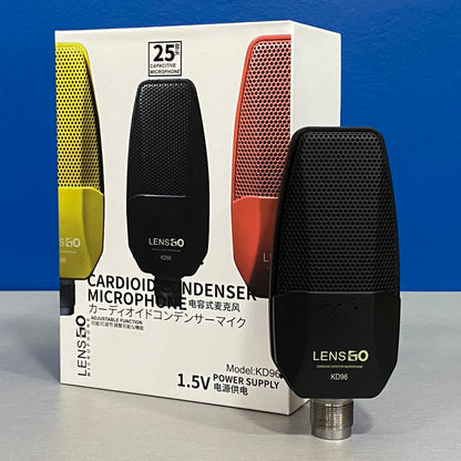 LENSGO KD96 Cardioid Condenser Microphone + Suporte Podcast (NOVO)