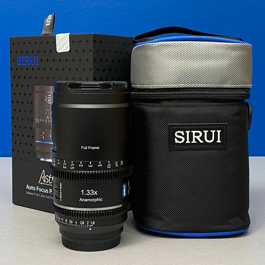 SIRUI Astra 100mm T1.8 AF | 1.33x Anamorphic | NOVA