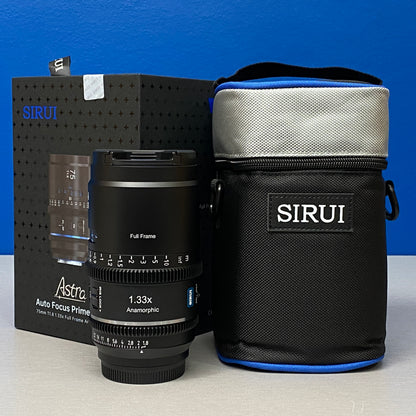 SIRUI Astra 75mm T1.8 AF | 1.33x Anamorphic | NOVA