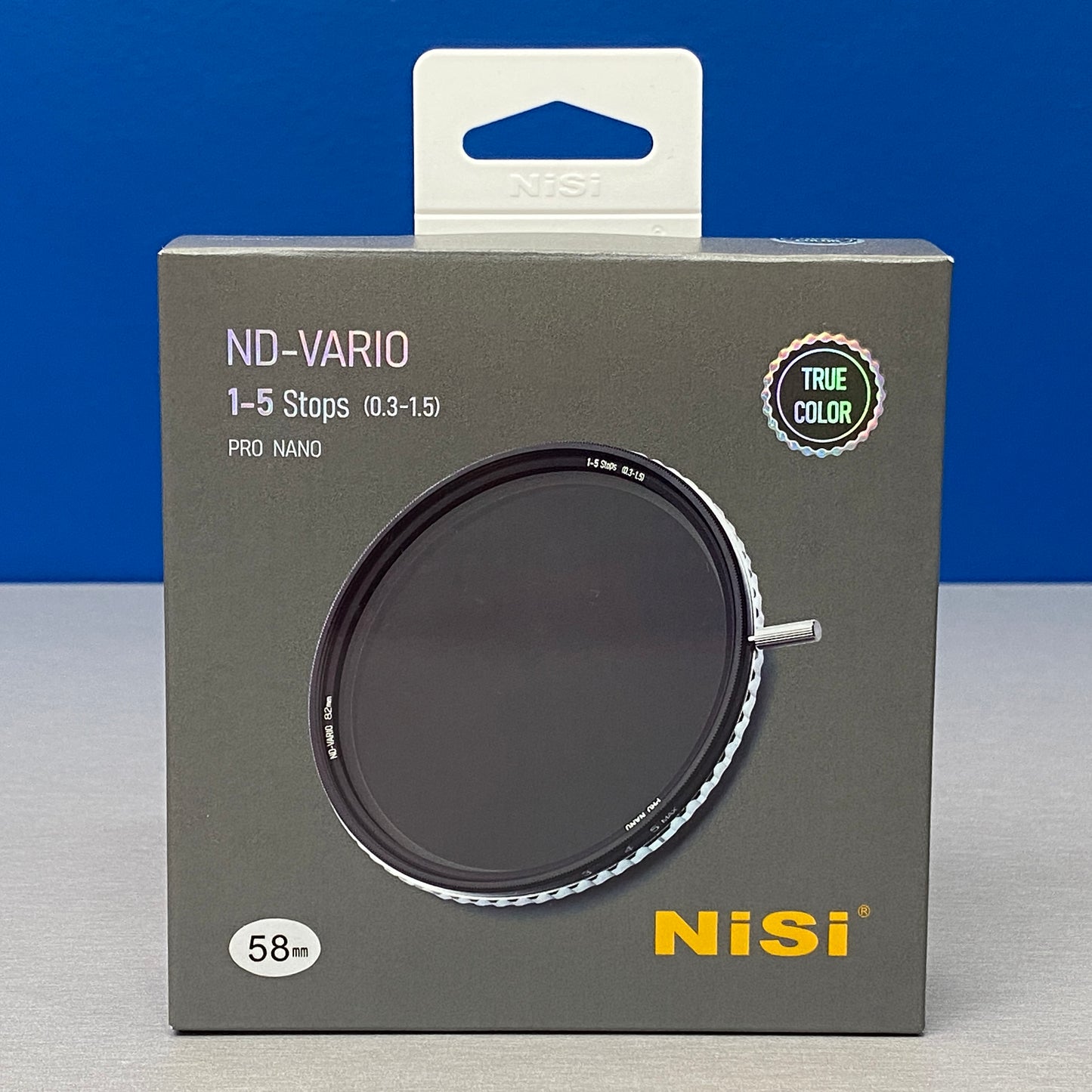 NiSi ND-Vario True Color 1-5 Stops - 58mm (ND Variável) - NOVO