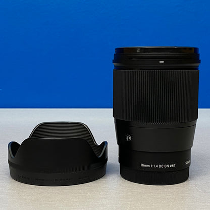 Sigma 16mm f/1.4 DC DN Contemporary | Sony E-Mount