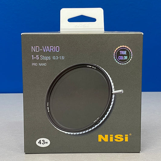 NiSi ND-Vario True Color 1-5 Stops - 43mm (ND Variável) - NOVO