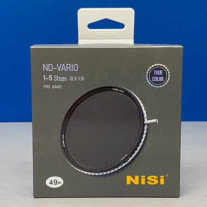NiSi ND-Vario True Color 1-5 Stops - 49mm (ND Variável) - NOVO