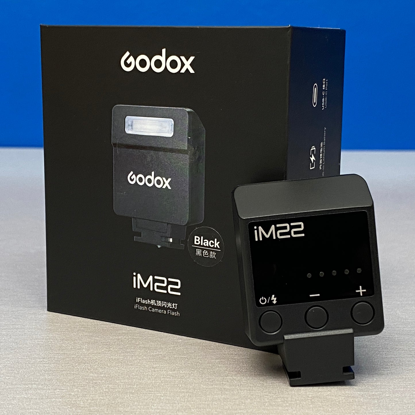 Godox iM22 (iFlash Camera Flash) - Black - NOVO