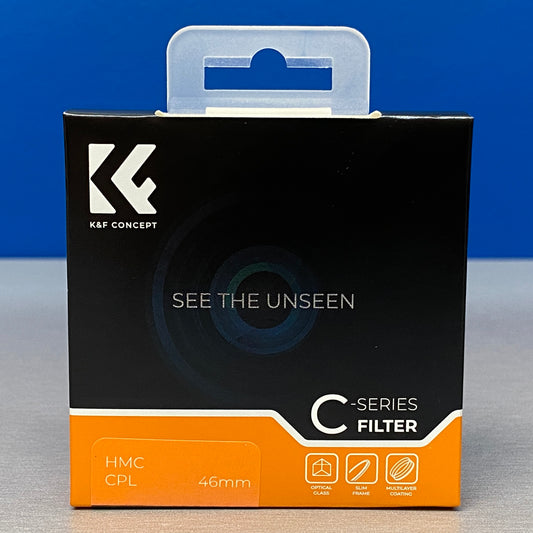 K&F Concept CPL Slim 46mm (Filtro Polarizador Circular) - NOVO