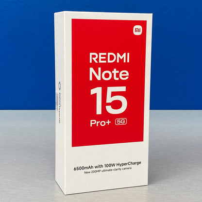 Xiaomi Redmi Note 15 Pro+ 5G | 12GB/512GB | Black | NOVO