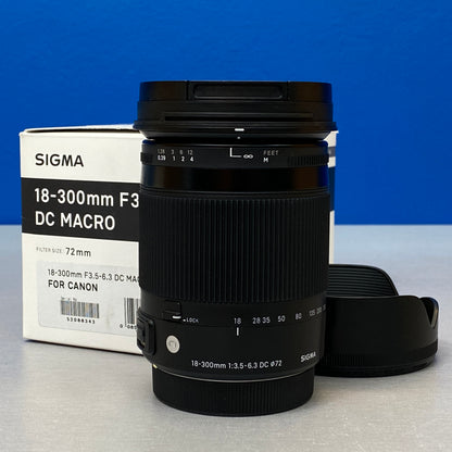 Sigma 18-300mm f/3.5-6.3 DC Macro OS HSM Contemporary | Canon EF-S