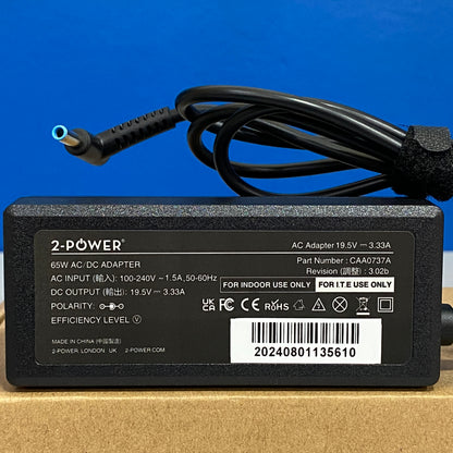 Carregador 2-Power - 65W - HP (Connector Azul) - NOVO