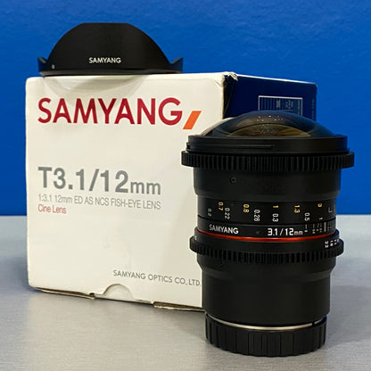 Samyang 12mm T3.1 ED AS NCS Fish-Eye Cine