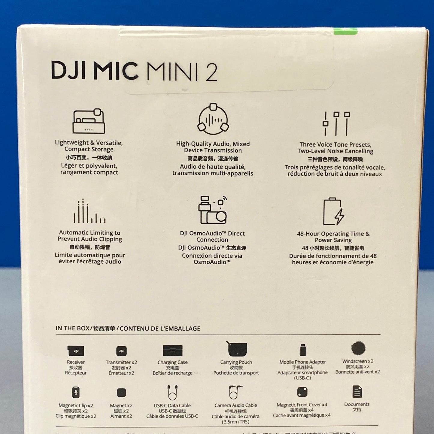 DJI Mic Mini 2 | 2 TX + 1 RX + Charging Case | NOVO