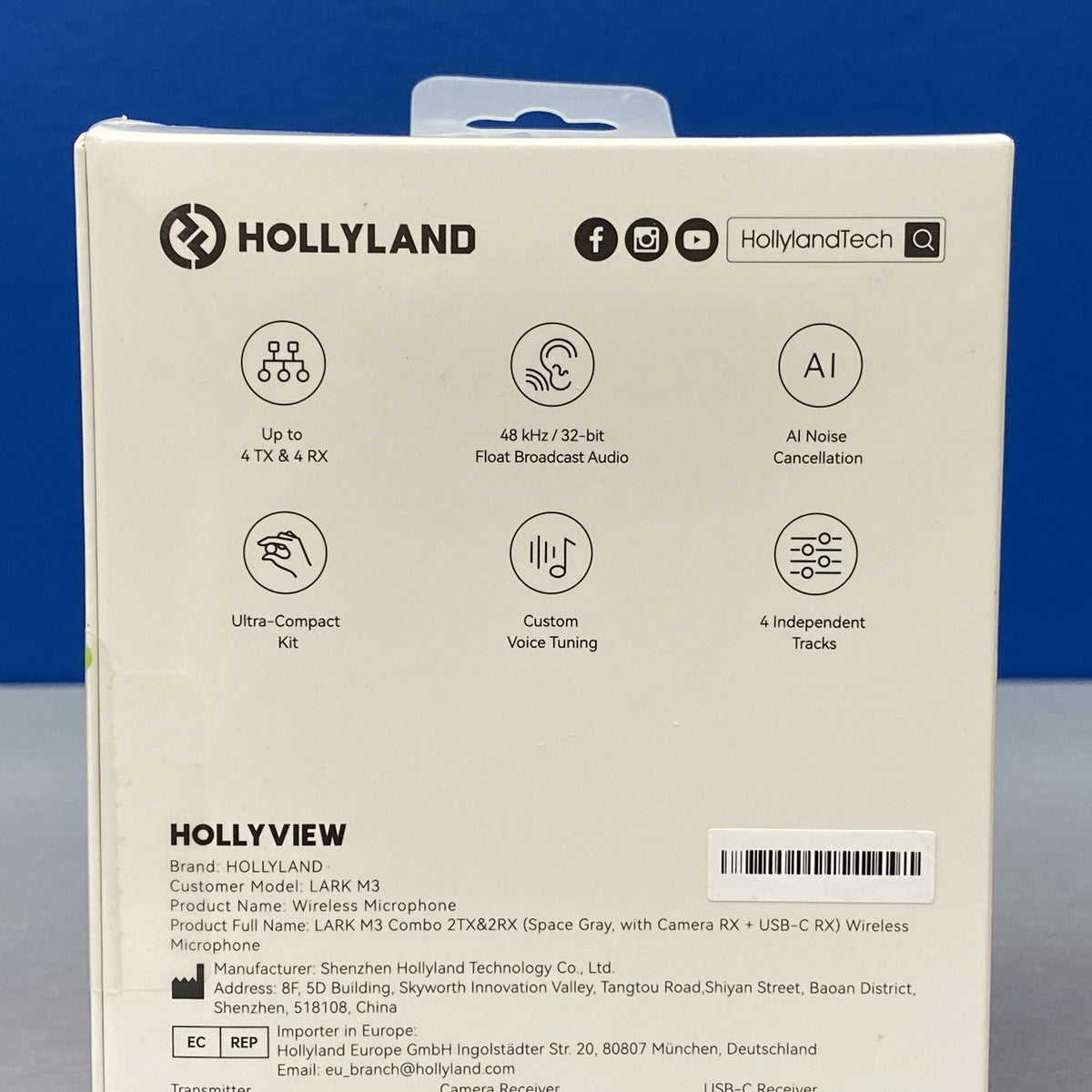 Hollyland Lark M3 Combo | 2TX + 2RX | NOVO