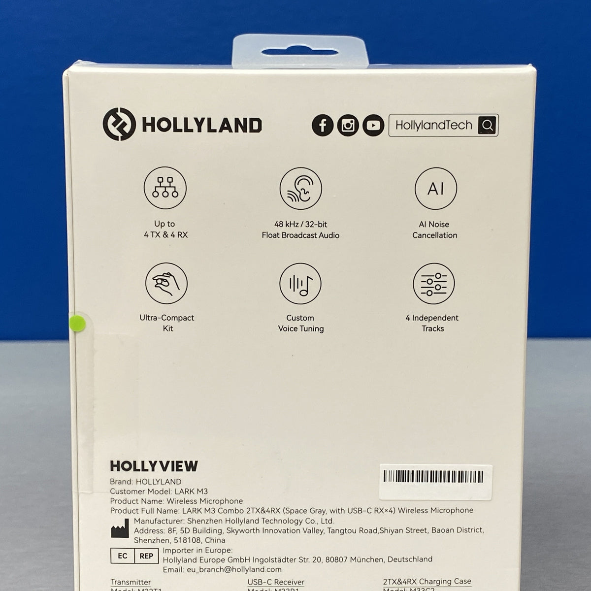 Hollyland Lark M3 Combo | 2TX + 4RX | NOVO