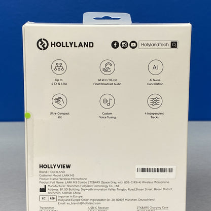 Hollyland Lark M3 Combo | 2TX + 4RX | NOVO