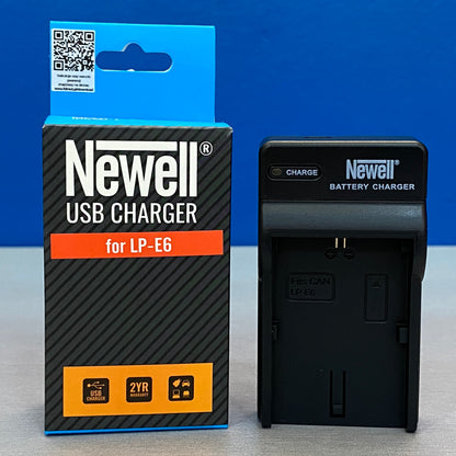 Carregador Newell - Canon LP-E6/LP-E6N/LP-E6NH (NOVO)