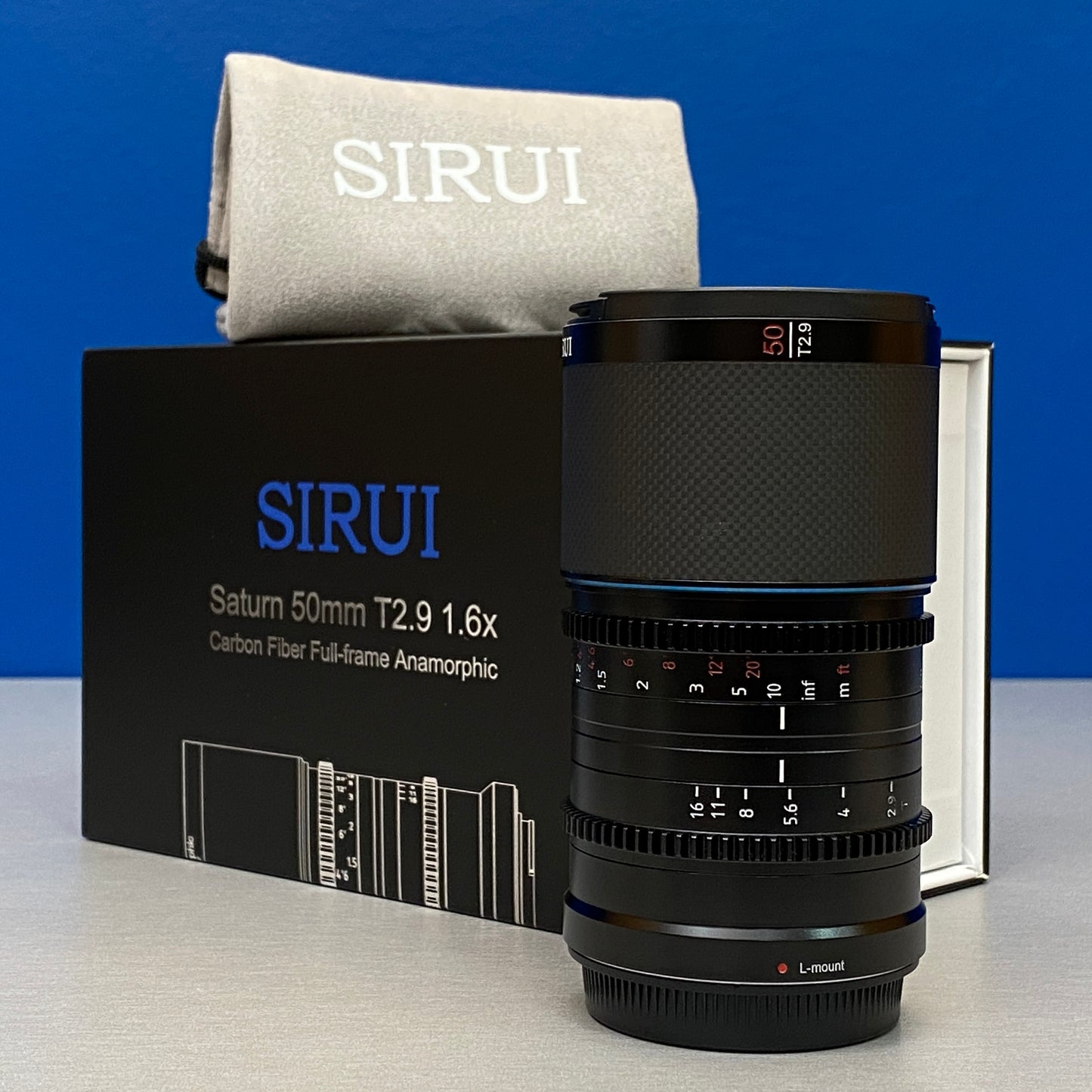 SIRUI Saturn 50mm T2.9 1.6x Anamorphic (Carbon Fiber) - NOVA