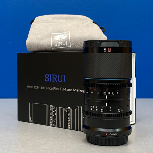 SIRUI Saturn 35mm T2.9 1.6x Anamorphic (Carbon Fiber) - NOVA