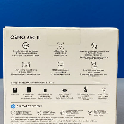DJI Osmo 360 II Limitless Riding Combo | NOVO
